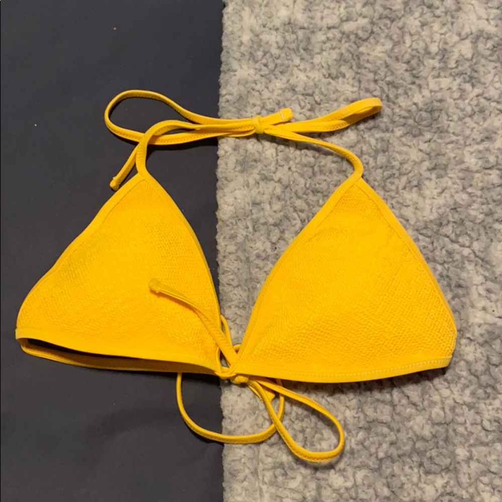 Yellow Top Shop Bikini Top!!
